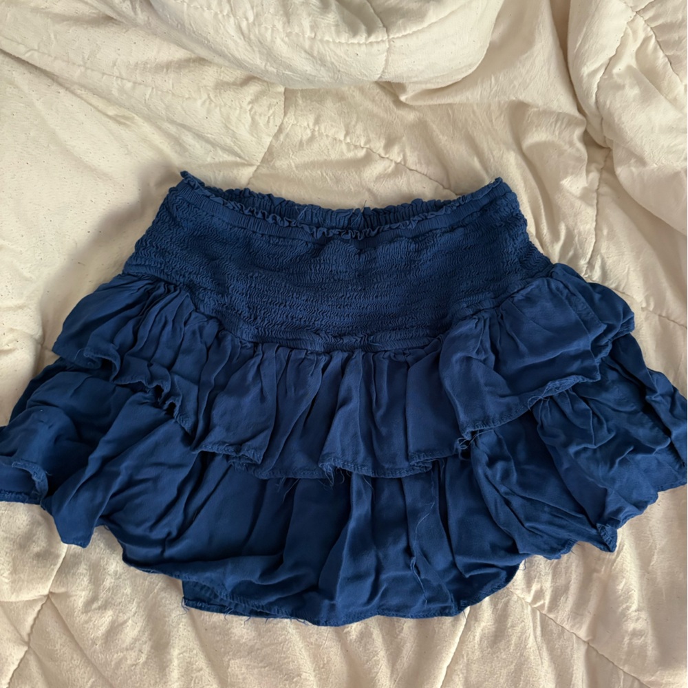Blue Ruffled skirt